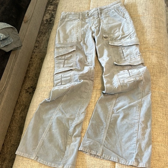 PACSUN BABY BLUE CORDUROY PANTS SIZE 27 - Picture 3 of 12